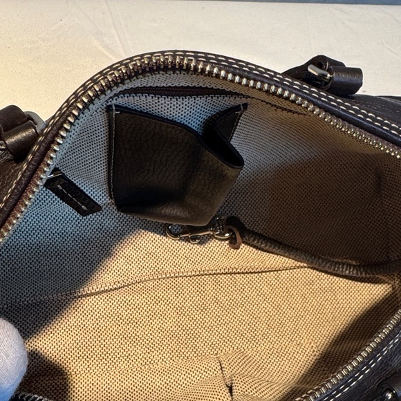 Dooney & Bourke Black Leather Duffel Bag - Picture 7 of 13